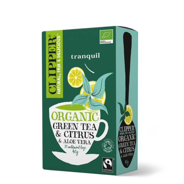 Organic Fairtrade Green Tea & Citrus & Aloe Vera