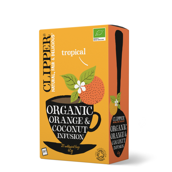 Organic orange coconut infusion