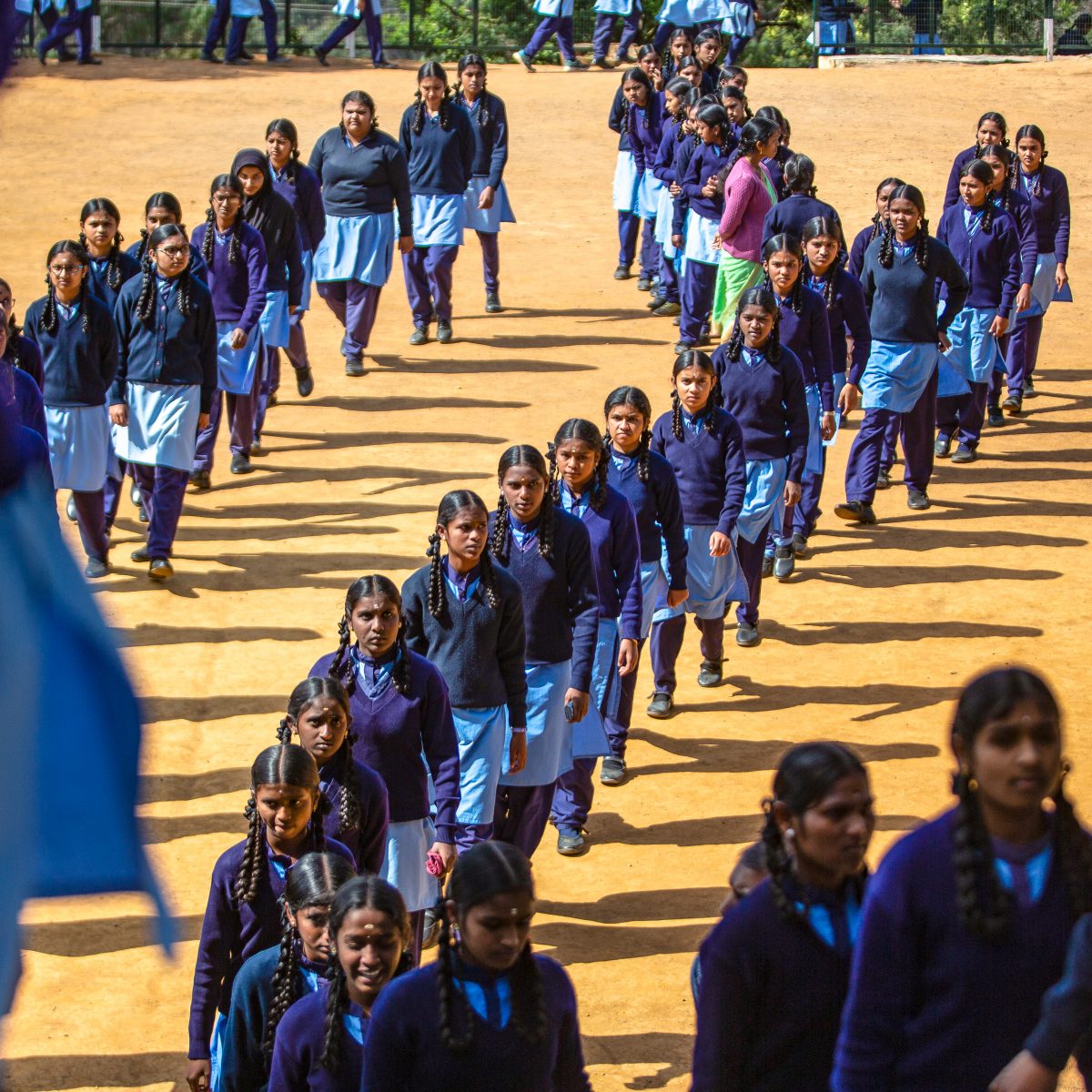 Pupils assembly Sivasailam School