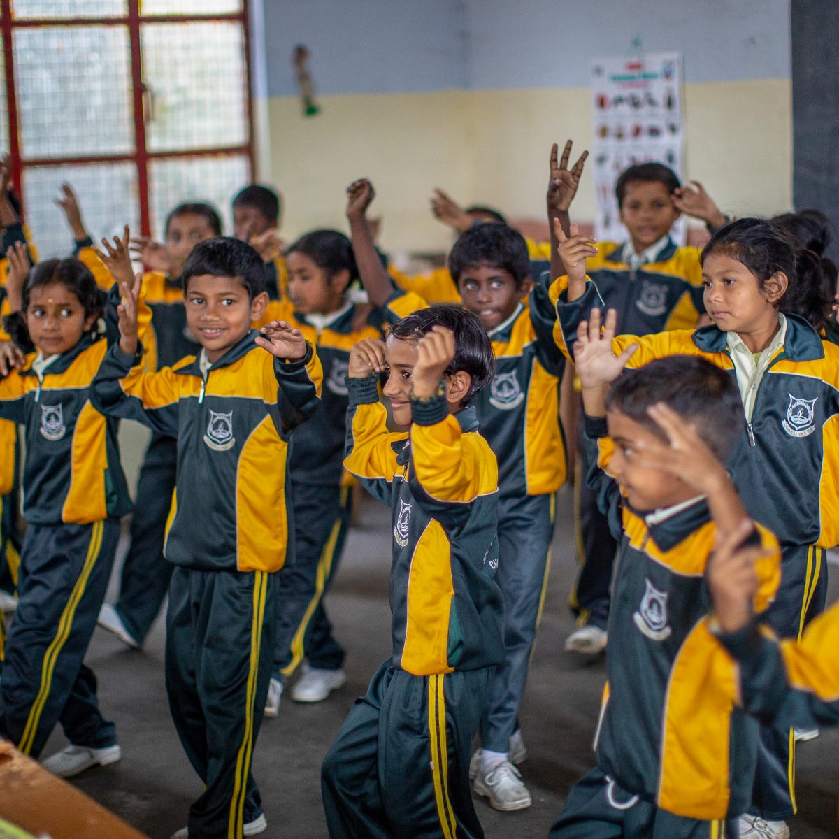 Pupils in class Sivasailam School