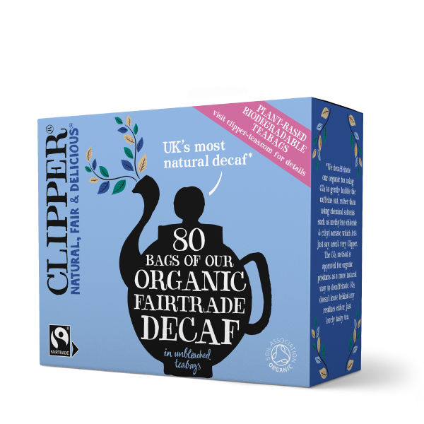 Clipper Tea Organic Fairtrade White Decaf Tea 80 tea bags