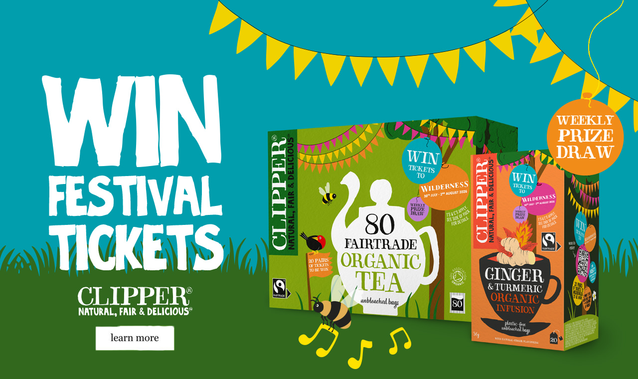 Win festival tickets competition banner